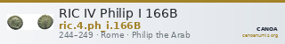RIC IV Philip I 166B — CANOA