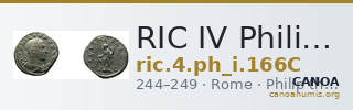 RIC IV Philip I 166C — CANOA