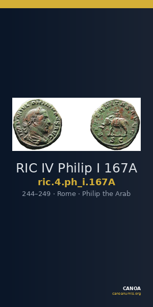 RIC IV Philip I 167A — CANOA