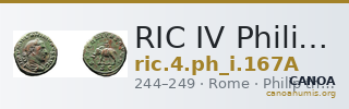 RIC IV Philip I 167A — CANOA