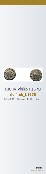 RIC IV Philip I 167B — CANOA