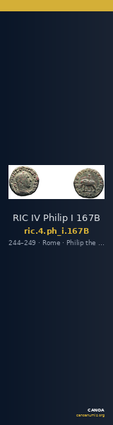 RIC IV Philip I 167B — CANOA