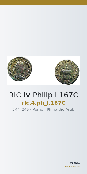 RIC IV Philip I 167C — CANOA