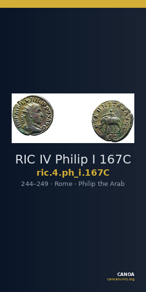 RIC IV Philip I 167C — CANOA