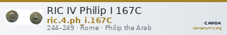 RIC IV Philip I 167C — CANOA