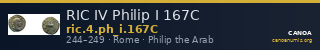 RIC IV Philip I 167C — CANOA
