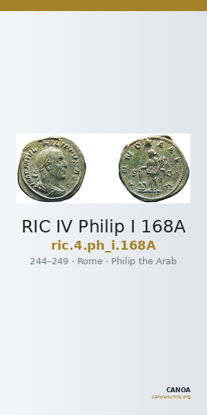 RIC IV Philip I 168A — CANOA