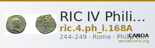 RIC IV Philip I 168A — CANOA