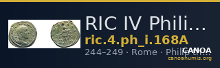 RIC IV Philip I 168A — CANOA