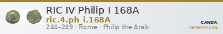 RIC IV Philip I 168A — CANOA