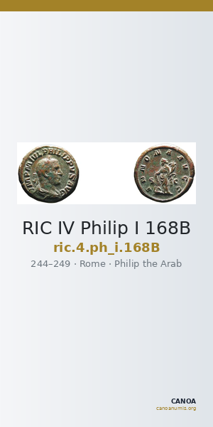 RIC IV Philip I 168B — CANOA