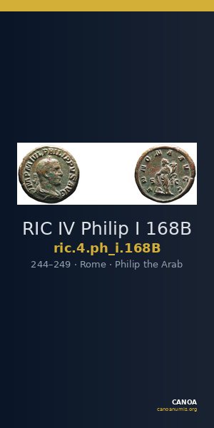 RIC IV Philip I 168B — CANOA
