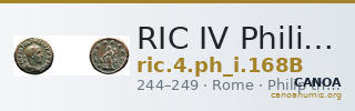 RIC IV Philip I 168B — CANOA