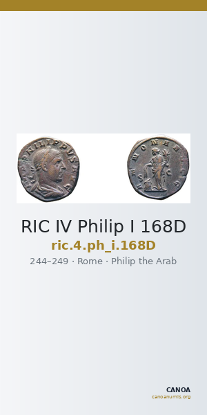 RIC IV Philip I 168D — CANOA