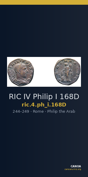 RIC IV Philip I 168D — CANOA