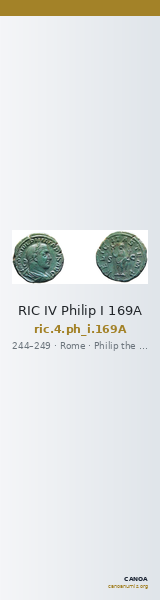RIC IV Philip I 169A — CANOA