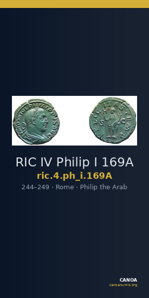 RIC IV Philip I 169A — CANOA