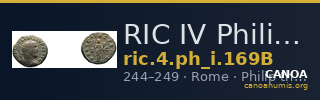 RIC IV Philip I 169B — CANOA
