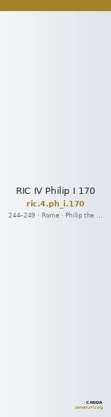 RIC IV Philip I 170 — CANOA