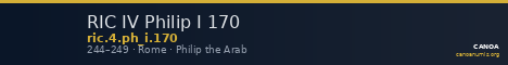 RIC IV Philip I 170 — CANOA
