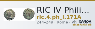 RIC IV Philip I 171A — CANOA
