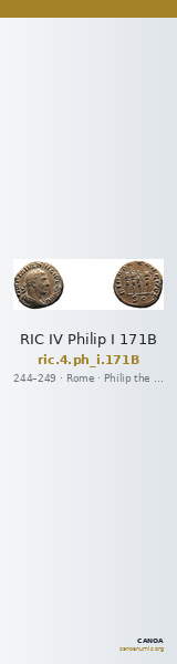 RIC IV Philip I 171B — CANOA