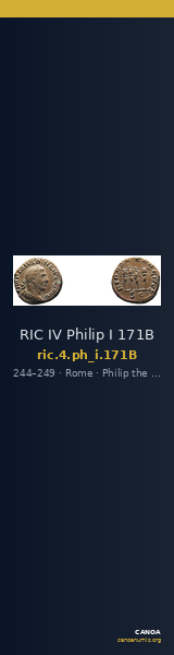 RIC IV Philip I 171B — CANOA