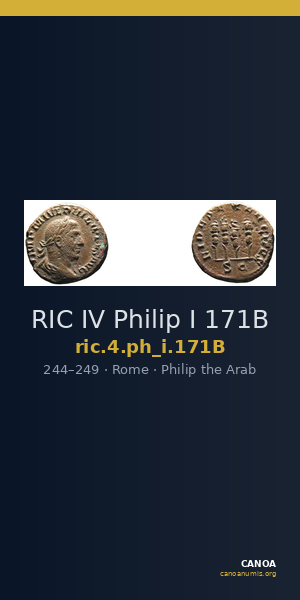 RIC IV Philip I 171B — CANOA