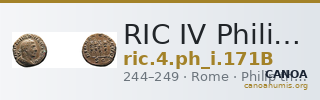 RIC IV Philip I 171B — CANOA
