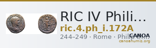 RIC IV Philip I 172A — CANOA