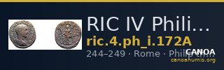 RIC IV Philip I 172A — CANOA