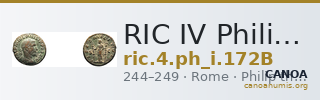 RIC IV Philip I 172B — CANOA