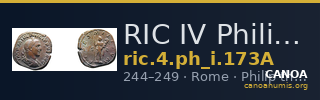RIC IV Philip I 173A — CANOA