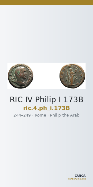 RIC IV Philip I 173B — CANOA