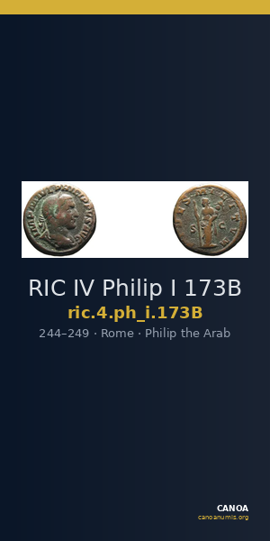 RIC IV Philip I 173B — CANOA