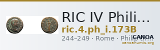 RIC IV Philip I 173B — CANOA