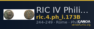 RIC IV Philip I 173B — CANOA