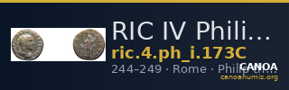 RIC IV Philip I 173C — CANOA