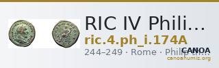 RIC IV Philip I 174A — CANOA
