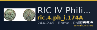RIC IV Philip I 174A — CANOA