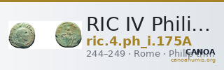 RIC IV Philip I 175A — CANOA