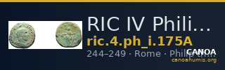 RIC IV Philip I 175A — CANOA