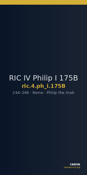 RIC IV Philip I 175B — CANOA