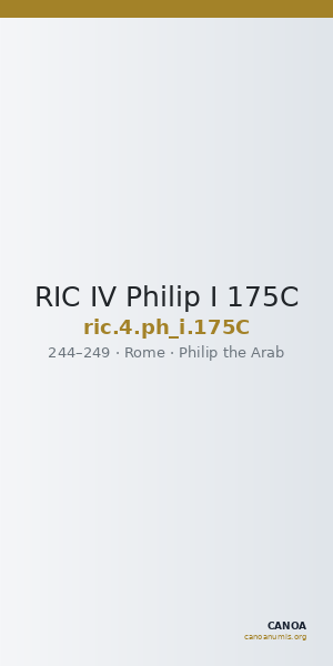 RIC IV Philip I 175C — CANOA