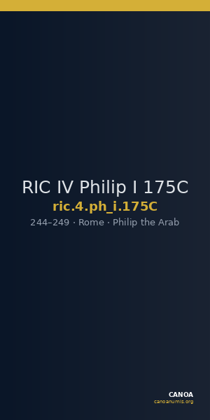 RIC IV Philip I 175C — CANOA