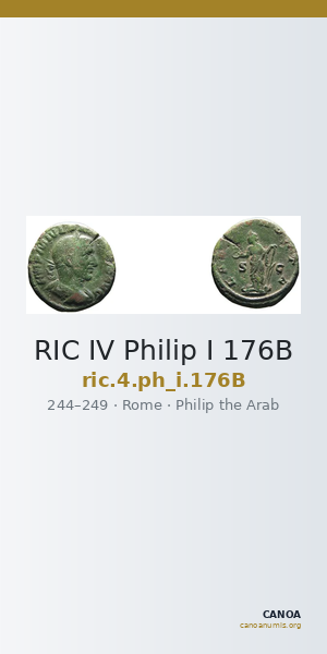 RIC IV Philip I 176B — CANOA