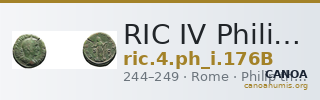 RIC IV Philip I 176B — CANOA