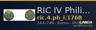 RIC IV Philip I 176B — CANOA