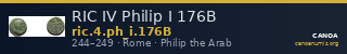 RIC IV Philip I 176B — CANOA