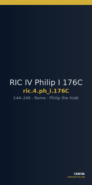 RIC IV Philip I 176C — CANOA